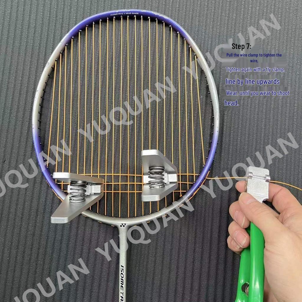 DIY Badminton Racket Stringing & Clamping Tool Set