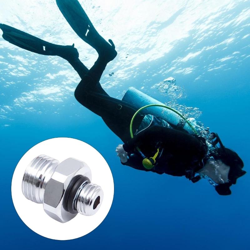 High Pressures Port Adapters Low High Pressures Scubas Diving Swivels Connector for Safe Equipment Integration