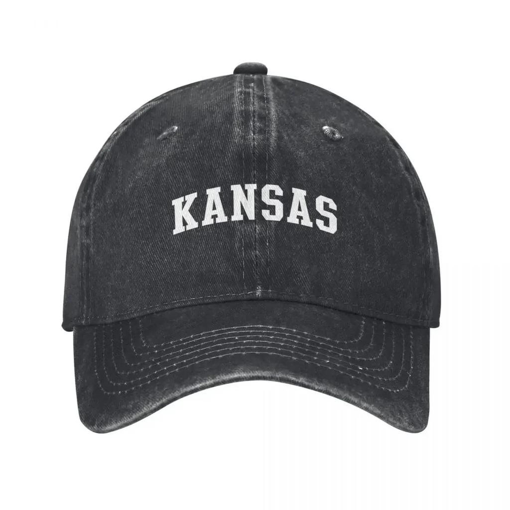 Kansas Baseball Cap hard hat Kids Hat GentleUnisex Hat western Caps Women Unisexs