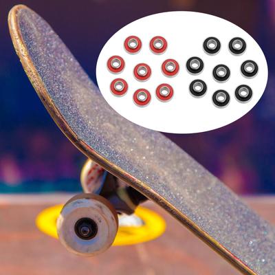 8x Skateboard-Kugellager ABEC 11 Präzision 608 2RS mit und Unterlegscheiben für Longboard, Roller, Rollschuhe, Inline-Rollen