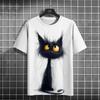 3D Digital Printed T-shirt for Men's and Women's Casual Round Neck