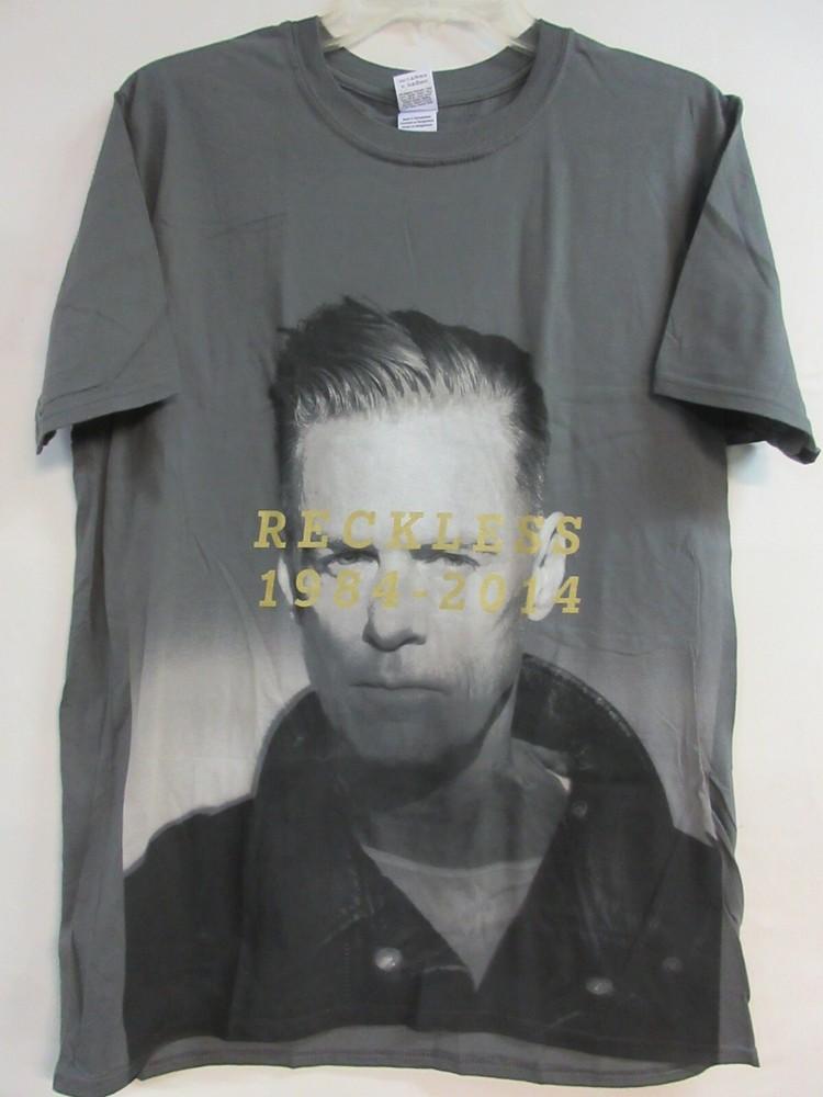 BRYAN ADAMS OFFICIAL MERCH RECKLESS 2015 TOUR BAND CONCERT MUSIC  LARGE Unisex T-Shirt S