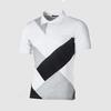 Digital 3D Printed Men'S Polo Shirt Men'S Casual Splicing Color Short Sleeve Shirt