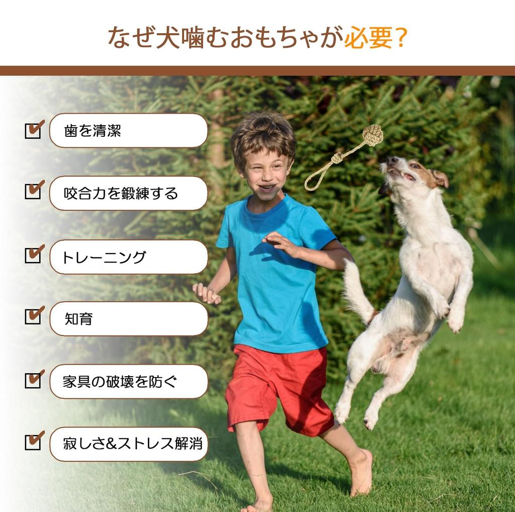 BETO PET Dog Chew Rope Hemp Educational Tug Chew Teeth Stress Natural Made in Suitable for and Large Product Number HB01R Toys, Toys, Balls, Toys, &