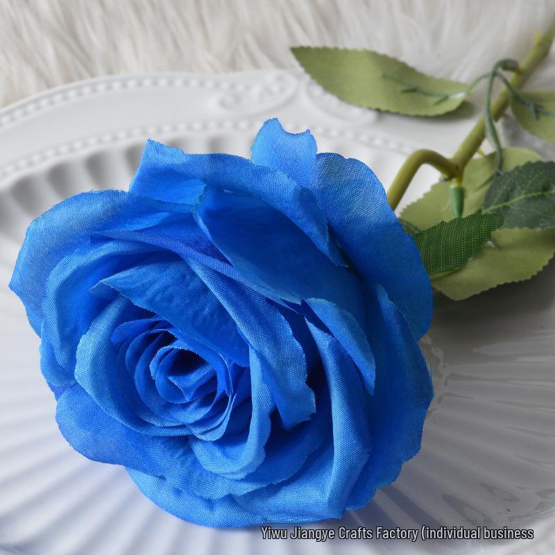 Large Flannel Rose Silk Bouquet for Wedding and Valentine's Day Home Decor