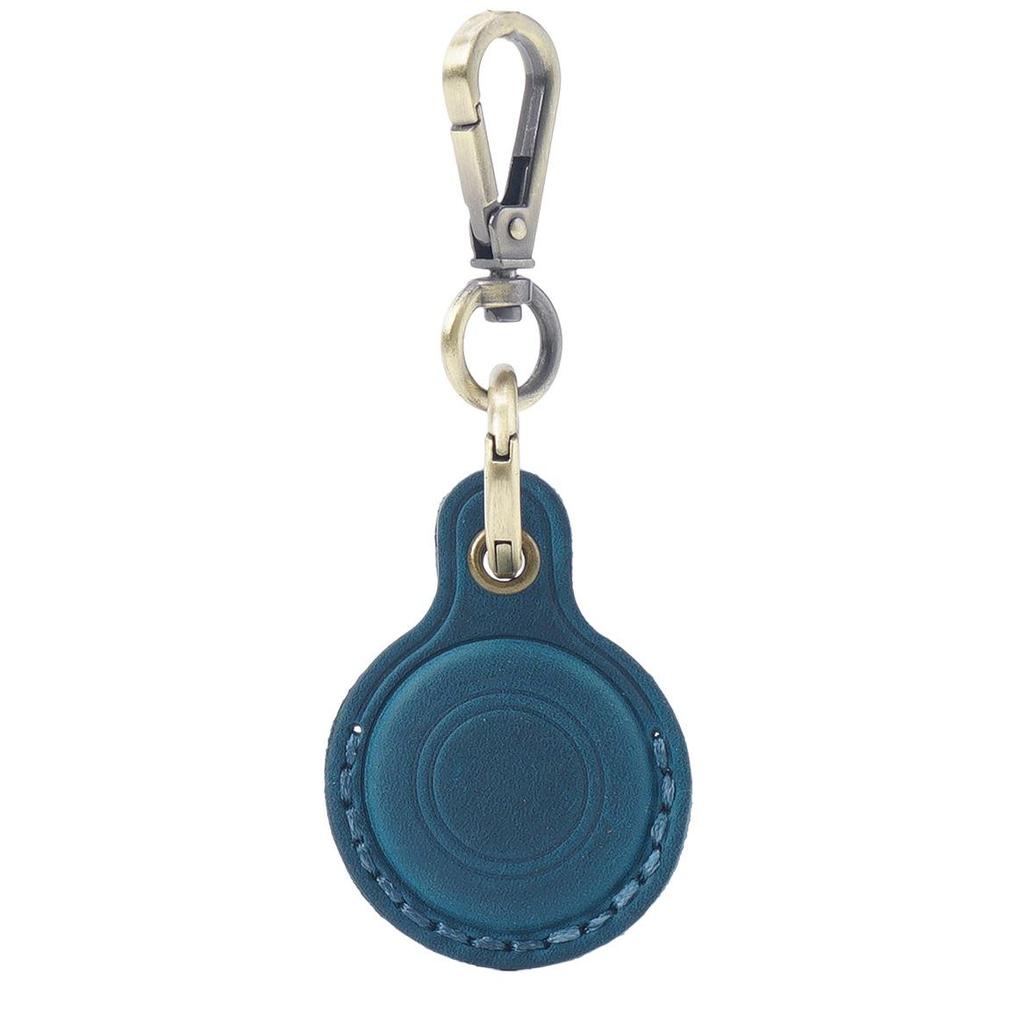 Genuine Leather Pet Anti-Lost Keychain for Apple AirTag Tracker