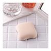 Kai Corporation Puff That Prevents Foundation from Soaking In Diamond-shaped 2-layer Structure Powder Liquid Natural Finish KQ3248 Sponge Beige