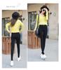 2023 Herbst Damen Schlanke Hohe Taille Schwarze Leggings Bleistifthosen