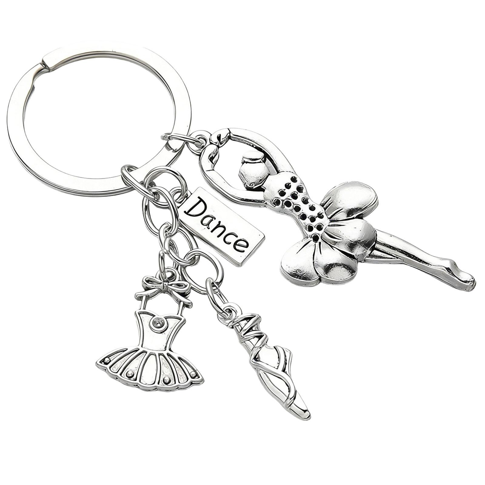 

Fashionable Ballet Themed Metal Key Holder With Sturdy Alloy Construction Dance Themed Accessory For Daily Use 1