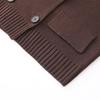 European and American Style, New Women's Clothing, Foreign Style, Fashionable, Casual Double-breasted Lapel-neck Knitted Cardigan