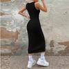 Women's Fashionable Solid Color Sleeveless Camisole Casual Dress