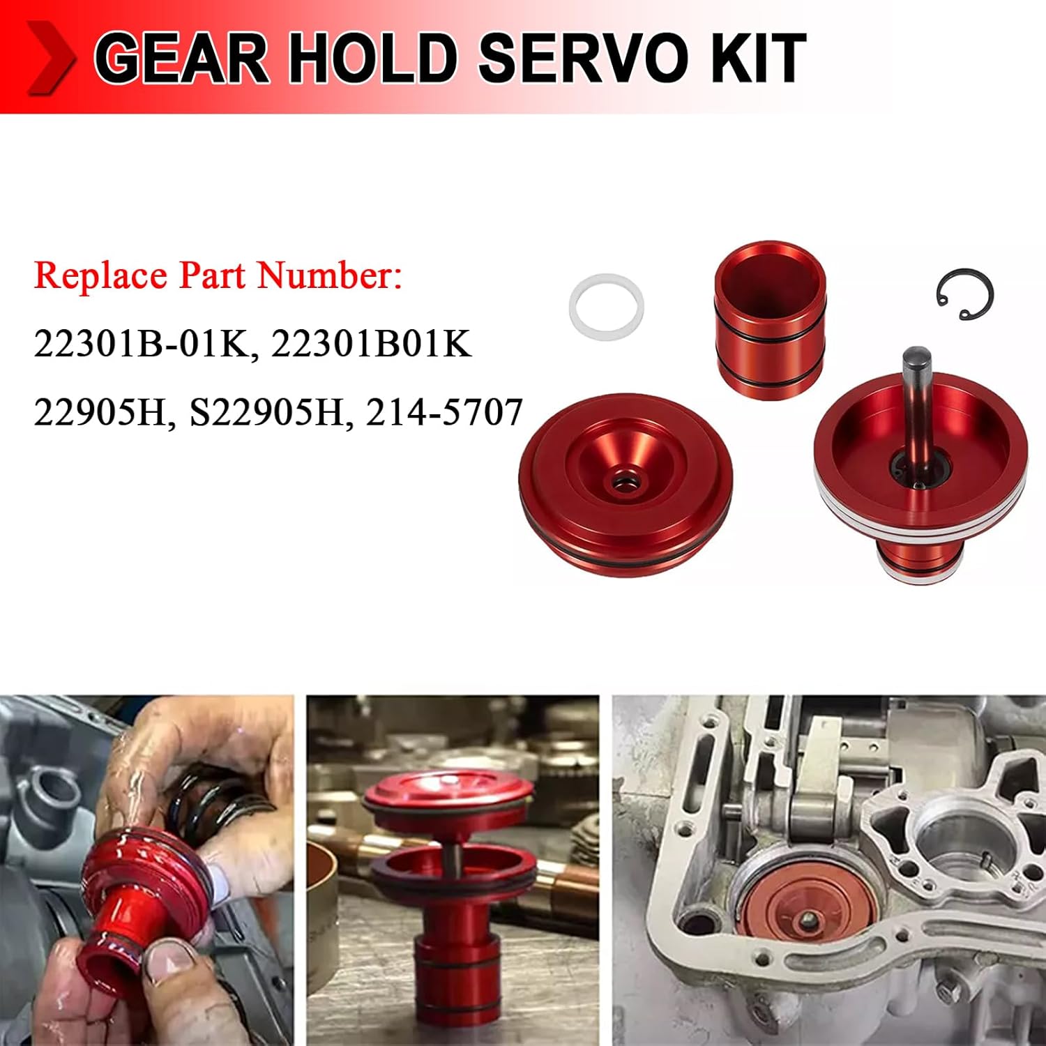 

22301B-01K Gear Super Hold Servo Kit For Dodge Chrysler TorqueFlite TF‑8 A727 (36RH 37RH) / A518 (46RH 46RE) / A618 (47RH 47RE 48RE) RWD