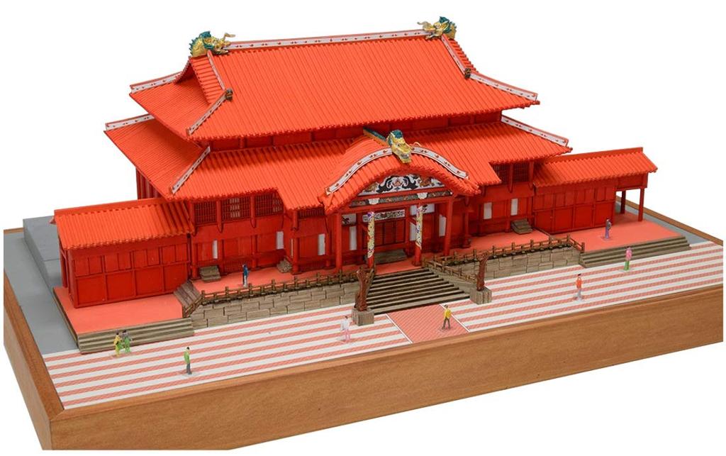 Woody Joe Shuri Castle Wooden Model Assembly Kit 1/150
