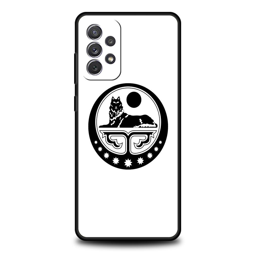 

Чехол для телефона с чеченским национальным флагом для Samsung Galaxy A13 A51 A71 A41 A31 A21S A11 A03S A12 A32 A52 A22 A23 A33 A53 A73 5G Samsung A12