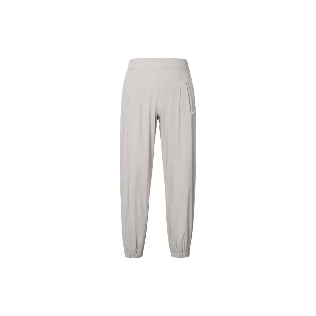 Nike Sportswear Icon Clash Embroidered Logo Woven Tapered Cropped Sports Pants Women Pants Khaki DD5049-033