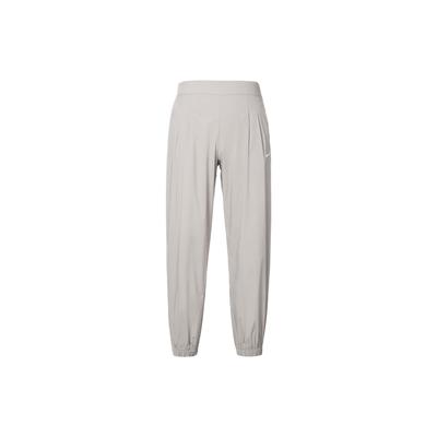 Dámské sportovní kalhoty Sportswear Icon Clash s vyšívaným logem, tkané, zúžené, krátké, Khaki DD5049-033