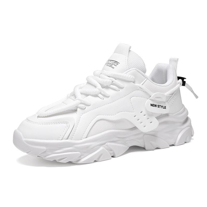 Spring men's shoes new breathable little white shoes men's trend versatile height increase men's sports shoes casual shoes men