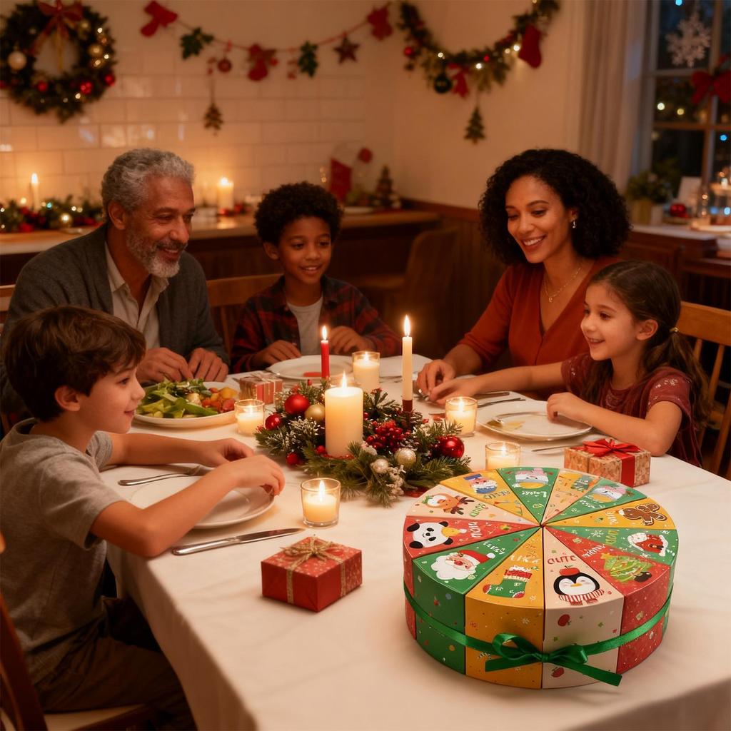 Calendar Advent Boxes 12 Piece Christmas Countdown Christmas Goody Treat Boxes for Kids Jewelry Toys Wedding Holiday Chocolate