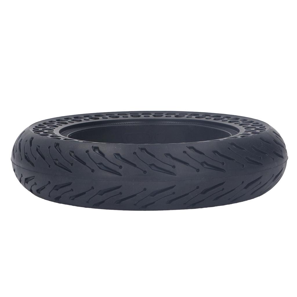 10x2.125F Electric Scooter Solid Tire Tubeless Wheel Rubber Honeycomb Shock Absorb Strong Grip Electric Scooter Parts