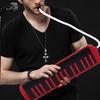 Melodica 32 Key Wind Musical Instrument Suitable for Beginner Practice Bag F32s(Rouge )