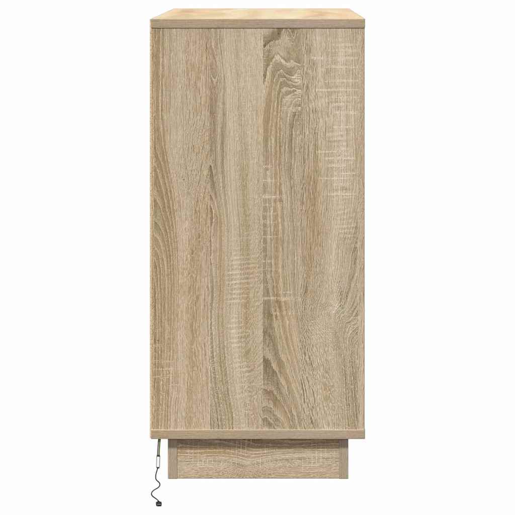 Nightstand Sonoma Oak 71 x 34.5 x 75 cm Particleboard