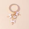 Lovely Enamel Duck Keychain Rings for Women Men Handbag Pendant Cartoon Animal Key Rings Car Key Holder DIY Jewelry Gift