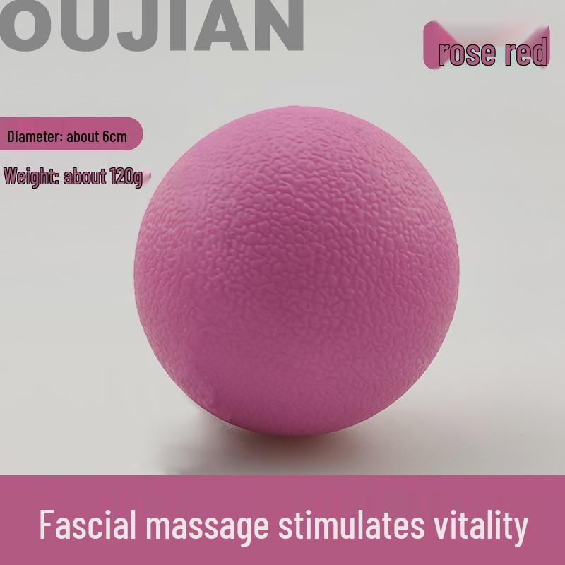 Smooth TPE Fascia Massage Ball for Foot, Shoulder & Neck - Hard Peanut Ball