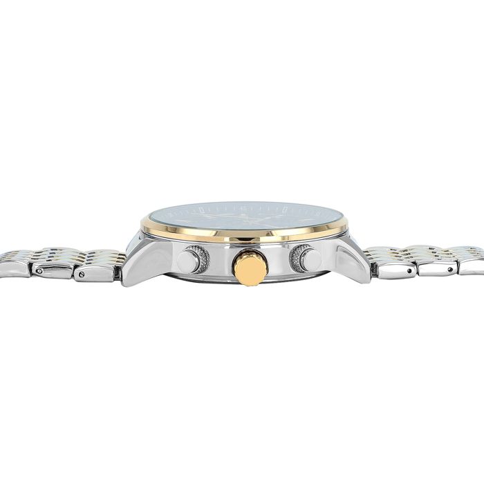 Montre - Pierrini Homme Multicolore - Boîtier 45 mm - Chronographe - Bracelet acier bicolore