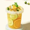 10pcs Food Grade Plastic Milk Tea Bucket 500/750/1000ml Food Storage Jar  Milk Tea Shop