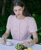 NONLOCAL Julia Shirring Blouse - Light Pink