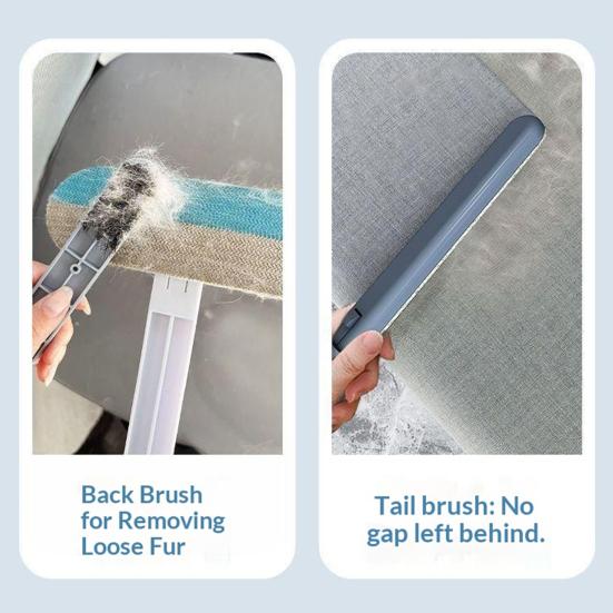 Furniture Pet Hair Remover Reusable Lint Remover Long Handle Pet Hair Removal Tool