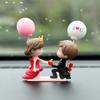 Car Ornament Model Auto Interior Decoration Perfume Clip Ornaments Balloon Kiss Anime Couples Dashboard Figurine Accessories