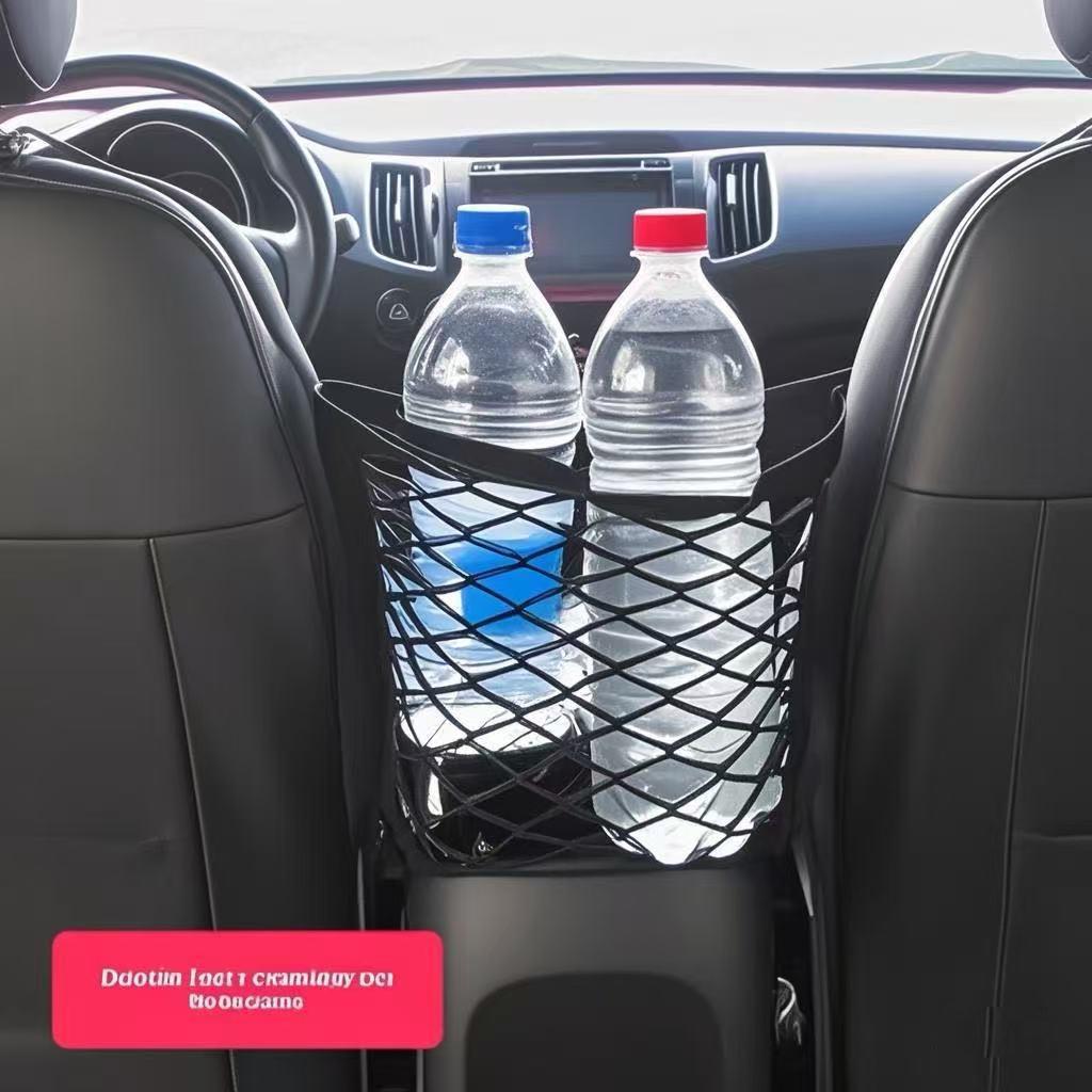 Car Mesh Pocket Seat Storage Elastic Mesh Pocket Car Storage Mesh Bag, Seat Storage Bag Car Supplies