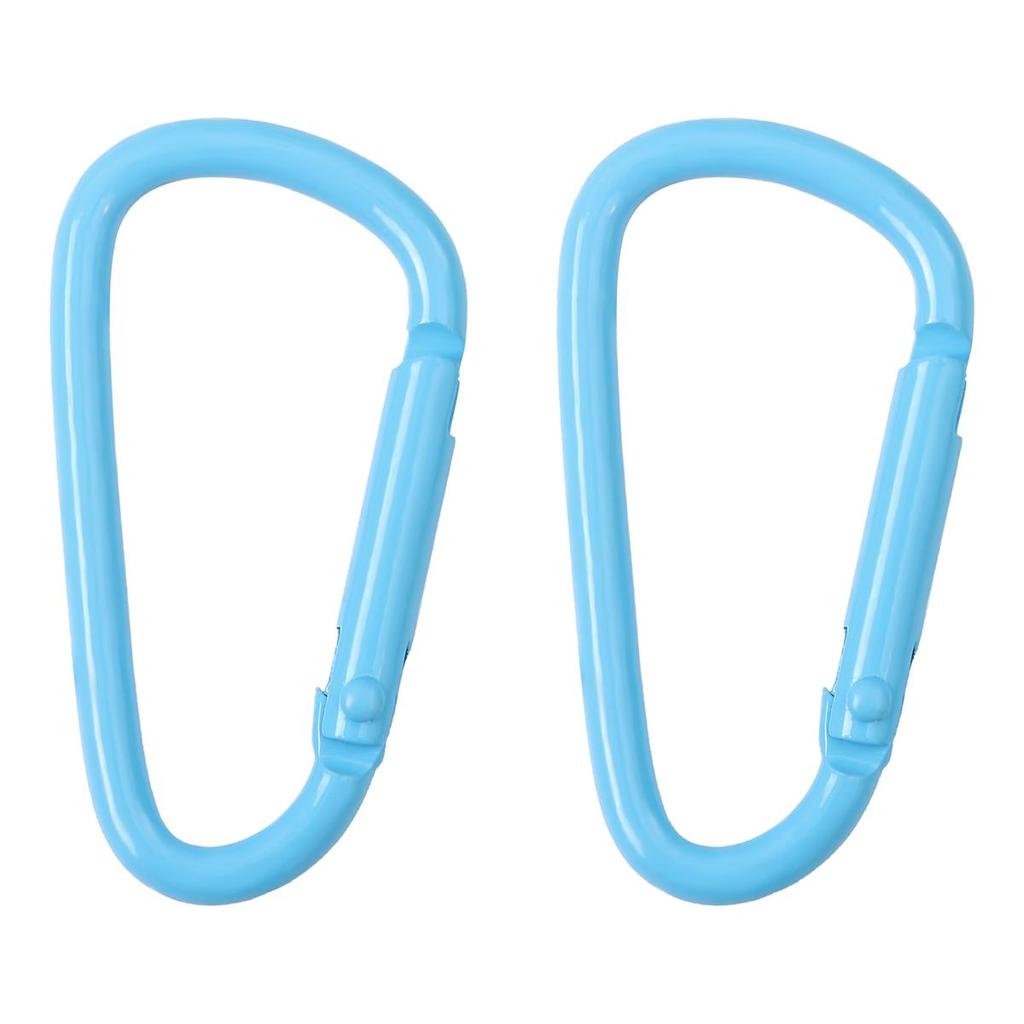 1-10 Stück Aluminium Sprühlackiert Ovalbahn Kletterverschluss Karabiner für Schlüssel Tasche Zubehör