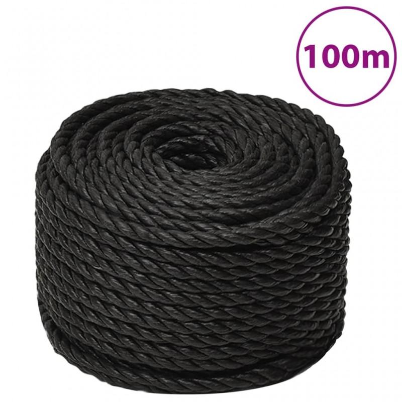 Bd Negro Día Y Noche - Día Y Noche Cuerda De Trabajo Polipropileno 20 Mm 100 M Talla 5