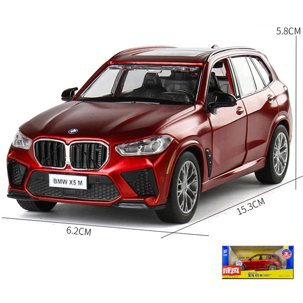 

Масштаб 1:32 BMW X5 M SUV, литая модель автомобиля, детская игрушка для детей 1/32-Size:15.2*6.5*5.5cm красный
