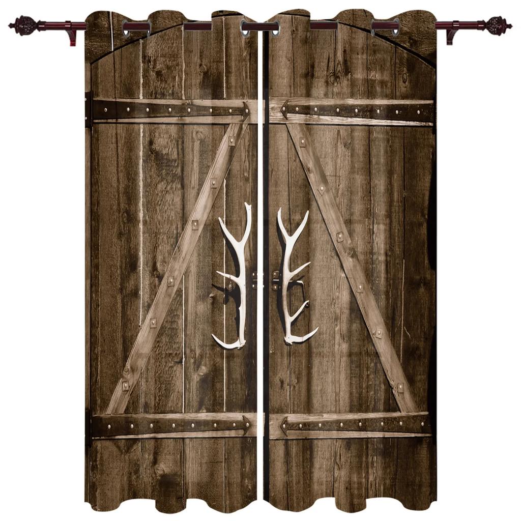 Medinė durų rankena Užuolaidos miegamajam, svetainei, užuolaidos, virtuvė, vaikų kambarys, langų užuolaida, modernus namų dekoras