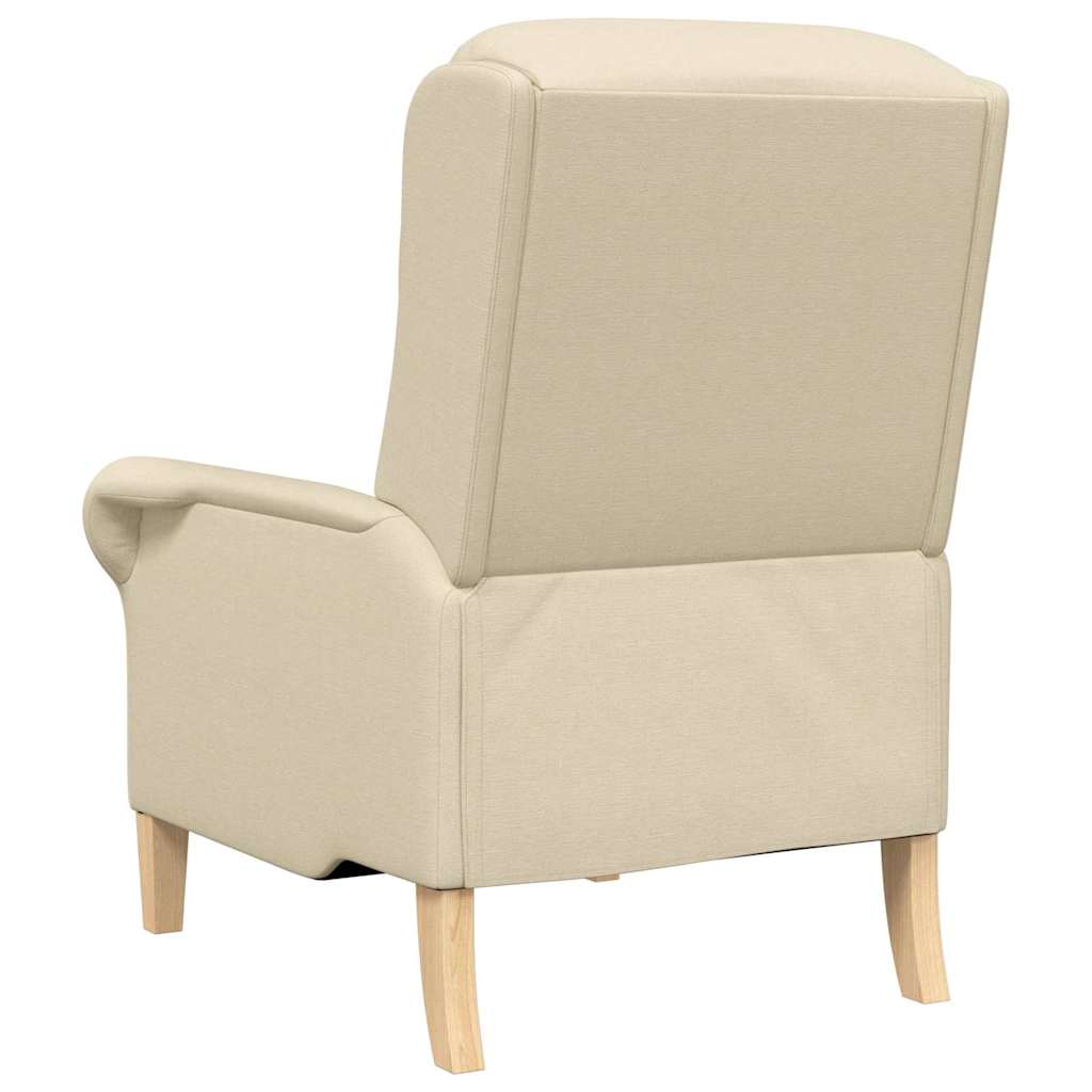 Cream Fabric Armchair