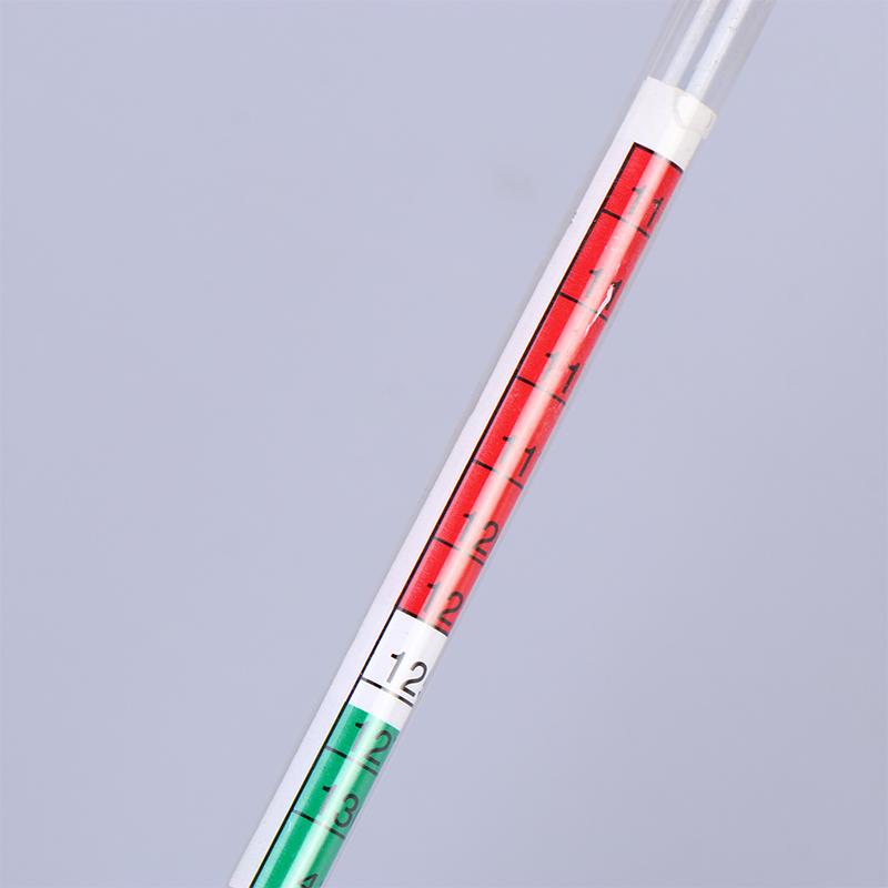 Battery Hydrometer Lightweight Electric Density Meter 1.10-1.30 Range Portable Tool for Solar Power System Battery Test