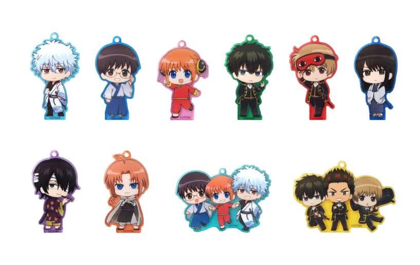 

Gintama Waiwai Акриловый брелок Бокс 10 штук