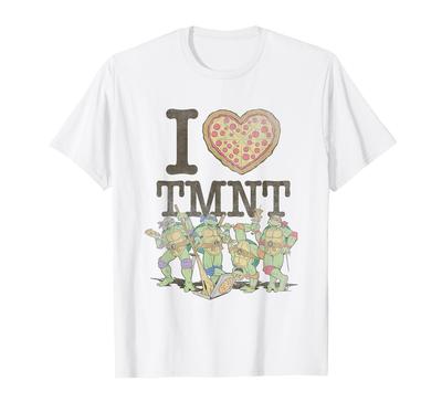 Teenage Mutant Ninja Turtles I Heart TMNT Pizza Vintage T-Shirt