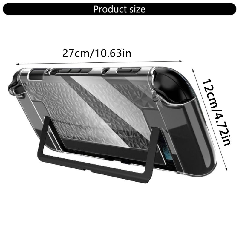 Anti Slip Clear Gaming Case Protectors Cvoer Compatible for Game Console Feature Shockproof Construction