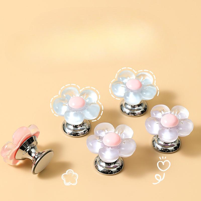 Copertura Pulsante Scarico WC a Forma di Fiore Carino Tipo a Pressione Maniglia Serbatoio Bidet Per Unghie Lunghe E Cura della Manicure