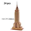 Bastel Architektur 3D Pappe Puzzle Spielzeug Notre Dame de Paris Eiffelturm Basilius-Kathedrale Weltberühmtes Architekturmodell Spielzeug