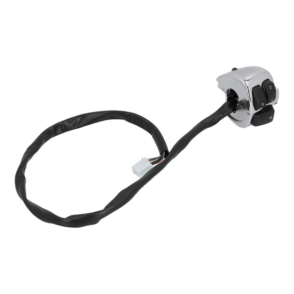 2pcs 1in Motorcycle Handlebar   Headlamp Turn Signal Horn Gear Control Button  