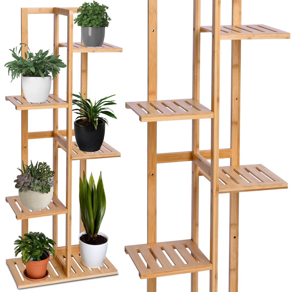Gutren Bamboo Flower Stand 6 Shelves
