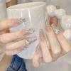 Blink Crystal Nail Stickers - Trendy Fake Nails for Spring/Summer | Wearable Sweet & Spicy Style Manicure
