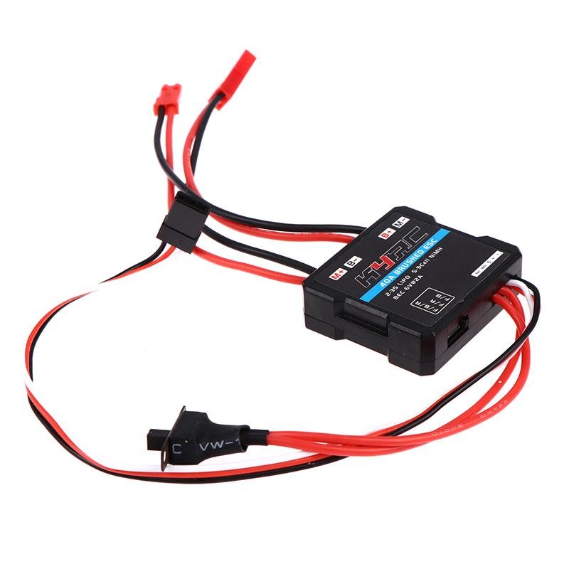 40A kartáčovaný elektronický regulátor rychlosti Esc pro Wpl C24 C34 Mn D90 Mn99S Mn86S