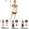 Deluxe Women Tassel Indian Costume Traditional Native America Halloween Dress