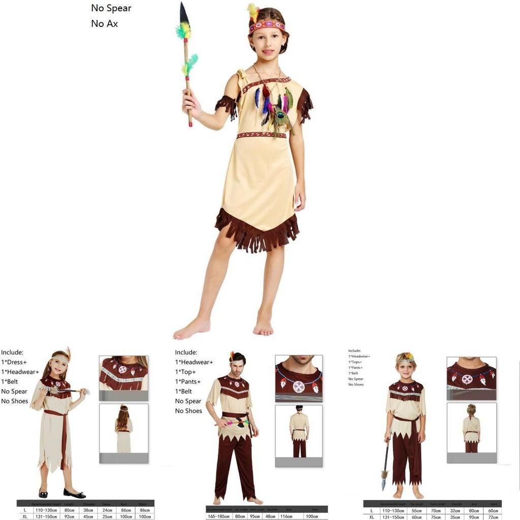Deluxe Women Tassel Indian Costume Traditional Native America Halloween Dress